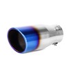 Richeer 3 to 4 inch Blue Burnt Exhaust Tip, 3"