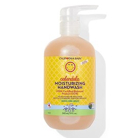 California Baby Calendula Moisturizing Hand Soap | Lavender Scent | 100% Plant-Based Sensitive Skin Soap | Coconut Oil | Hypoallergenic Soap | 19 oz.