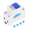 Generic Medidor De Energía Monofásico De Carril Din 5-32a Ac110-130v