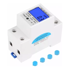 Generic Medidor De Energía Monofásico De Carril Din 5-32a Ac110-130v