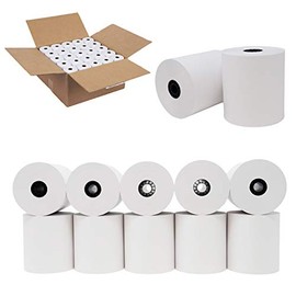 1-Ply Kitchen Printer Paper Bond 3"x150' (50 Rolls) Better Value Pack from BuyRegisterRolls