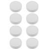 TAODAN 8PCS 70mm White Food Grade Plastic Sealed Storage Lid