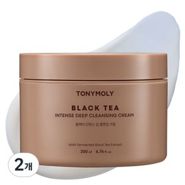 Tony Moly Black Tea Intense Deep Cleansing Cream, 2 packs, 200ml / 토니모리 블랙티 인텐스 딥 클렌징 크림, 2개, 200ml