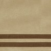 Dune Microsuede Striped Window Valance Beige 50" x 18"