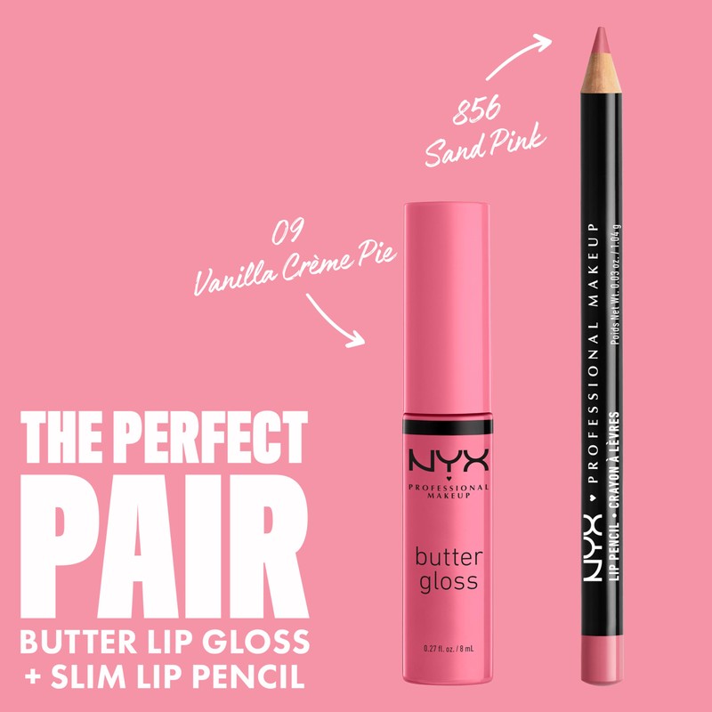NYX PROFESSIONAL MAKEUP Butter Gloss, Non-Sticky Lip Gloss - Vanilla