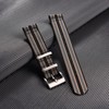 JWNSPA Two Piece Quick Release Ballistic Ribbed Nylon Watch Strap,18/20/22