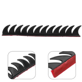 Motorcycle Helmet Spikes Sticker Patch Decoration Rubber Mohawk Warhawk Wig Decals Accessory Stick On Helmet for Ski Skate Bike Motorcycle Helmet