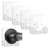 Adhesive Shower Curtain Rod Holder - Tension Curtain Rod Retainer