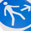 Seco Pedestrian Walkway - Right Arrow Sign, 200mm x 300mm