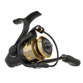 Penn Battle IV Spinning Fishing Reel, Full Metal Body and Side Plate, CNC Gear Technology, Hydro-Armor Seals Critical Areas from Water Infiltration, HT-100 Drag System, Size 1000