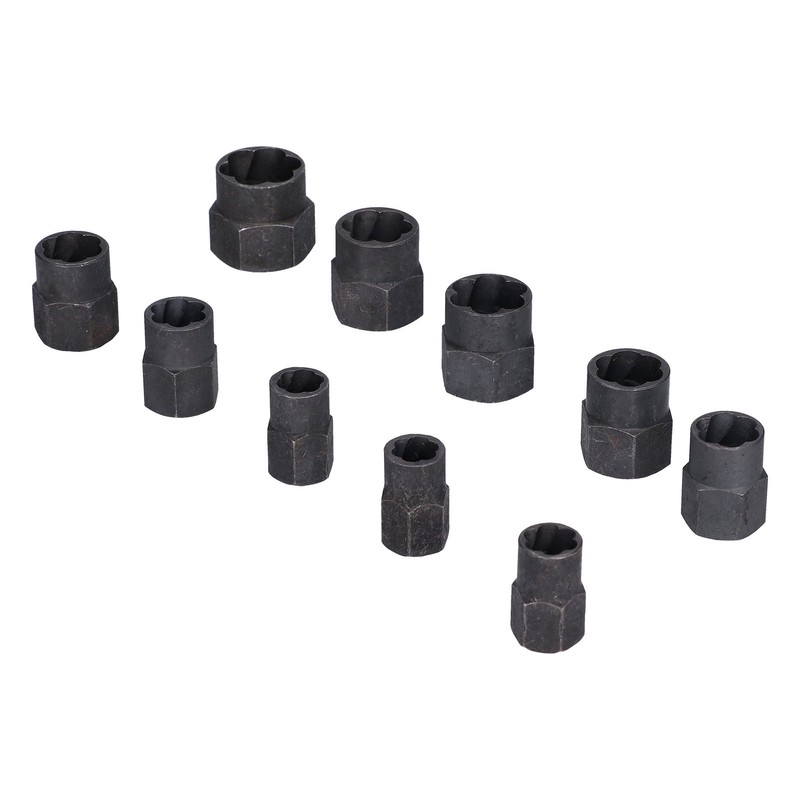 10Pcs Broken Nut Extractor Hex Remover Disassembling Tool Industrial Accessories
