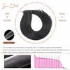 YDM Double Weft Clip in Hair Extensions Human Hair Full