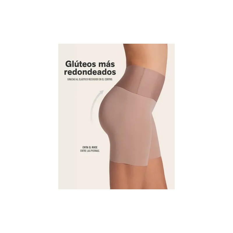 Leonisa Boxershort Invisible Control Moderado Antideslizante Color Marrón Talla Xxl