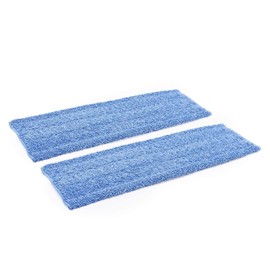Microfiber Wholesale 20" Premium Microfiber Wet Mop Pad (2 Pack) | Refills for Professional Microfiber Mop