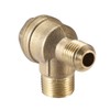 uxcell Air Compressor Check Valve 90 Degree Male Threaded Brass