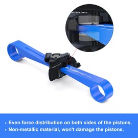 COONIUM Professional Bicycle Disc Brake Piston Spreader Tool - Hydraulic Brake Caliper Reset Tool for Mountain & Road Bikes, Non-Metallic Design with Positioning Track