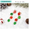 Acrylic Christmas Earrings for Women String Lights Drop Dangle Earrings