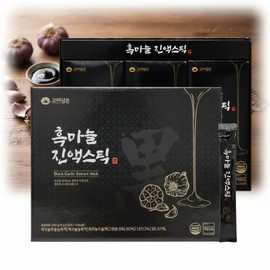 Goydam-eun [2+2] Jin Wellbeing Goydamun Black Garlic Essence Stick 450g (15g x 30 packets) x 4 / [2+2]진웰빙 고이담은 흑마늘 진액스틱 450g (15g x 30포) x 4개