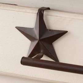 Deleon Western Star Metal Over The Door Towel Bar