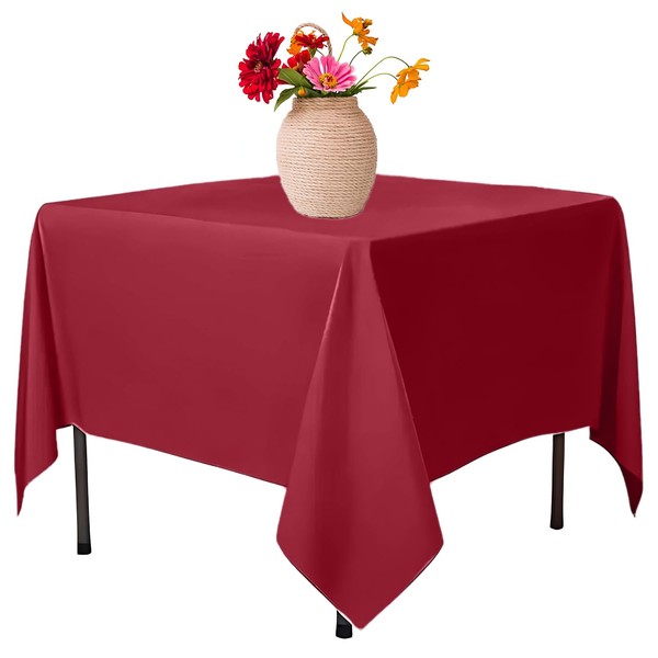 Elegant Event Essentials-Celebration-Ready Polyester Square Tablecloth Collection: Elevate Your Home,