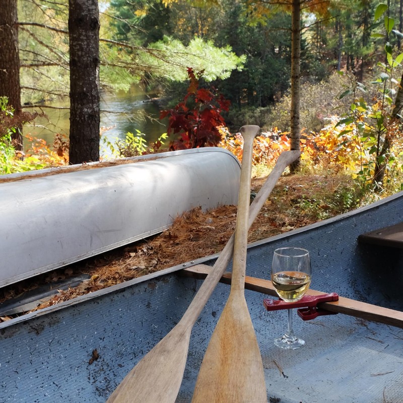 WINEGRASP Cheers! Stemmed Wine Glass Holder for Adirondack & Camping