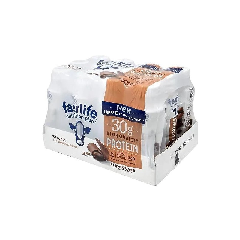 Hairless Brush Fairlife Nutrition Plan High Protein Chocolate 30g Shake,