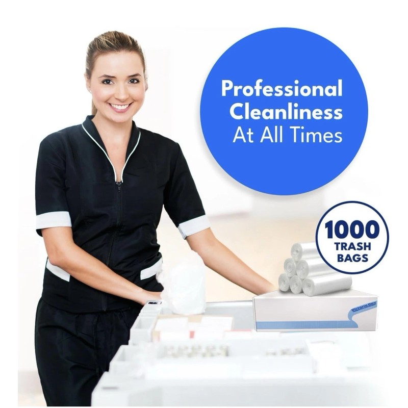 Victoria Bay 1000 ct. TRASH BAGS - Victoria Bay 10-Gallon