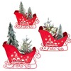 Mini Elk Sled Decoration Christmas Decorations Sleigh Car
