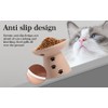 KIMAUTRM Raised Cat Food Bowl Neck and Whisker Friendly Two