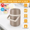 Xeipenfit 67oz Thermos for Hot Food,3-Layer Sealed Stackable Food Thermos,with
