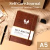 Yoment Gratitude Journal for Men Leather Self Care Journals with