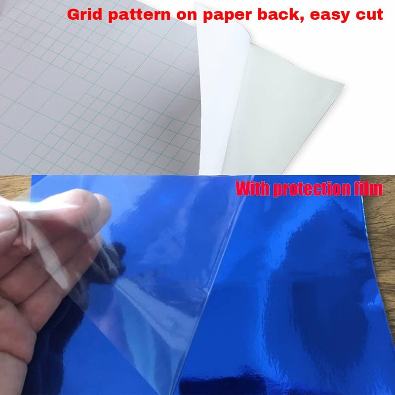 NewL Glossy Blue Vinyl Wrap for Car, Bike, Motorcycle, 30