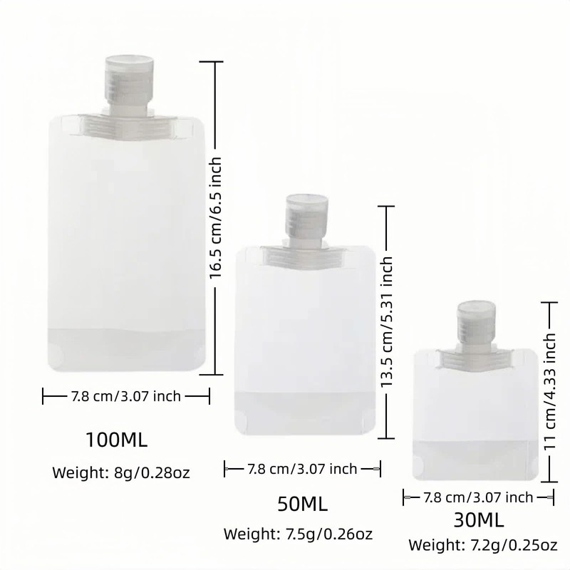 Chinshwehaw Travel Bottles Kit Leak Proof Silicone - Refillable Containers