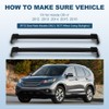 ECCPP Cross Bars Roof Racks Compatible for CR-V 2012-2016,Rooftop Luggage