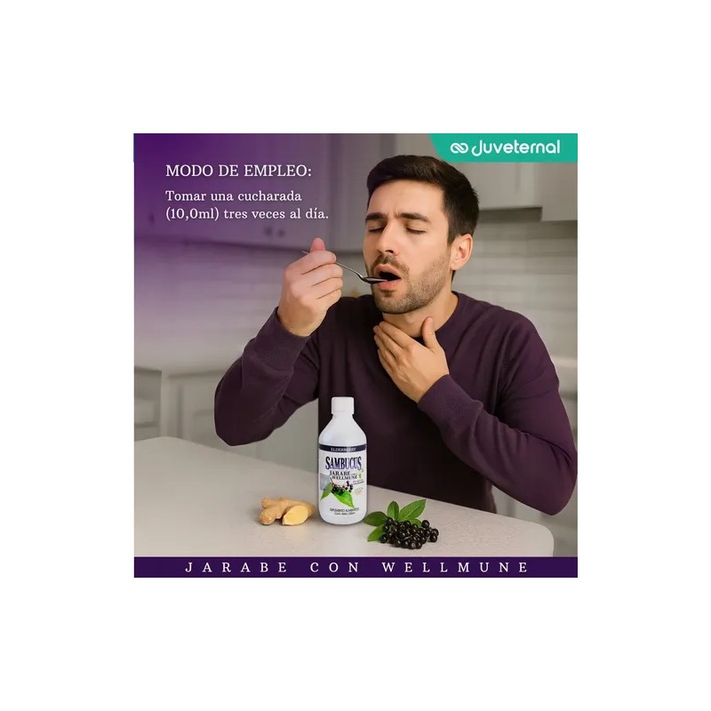 Anahuac Sambucus Jarabe Suplemento Alimenticio Frambuesa 250ml Saúco Negro