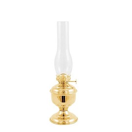 Vermont Lanterns – Brass Pico Table Oil Lamp (12", Brass)