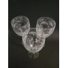 IncisoArt Hand Etched Italian Crystal Goblet Sandblast White Wine Glass