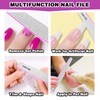 Nail Files Set, FANDAMEI 15pcs 100/180 Grit Professional Nail Boards