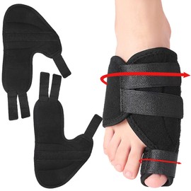 Hallux Valgus Correction Splint for the Foot Including for Day and Night - Universal Size - BPA Free - Night Splint for Men and Women