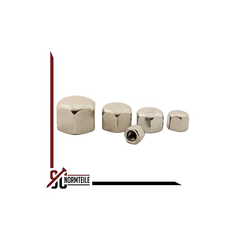 Cap Nuts (Low Shape) - M8 - (Pack of 10)
