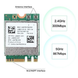 Computer Upgrade King Wireless Card RTL 8822CE 802.11ac/abgn PCIe WLAN with Bluetooth 5.0 (Made_by_Realtek)