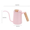 650ml Household 304 Stainless Steel Coffee Pot Hand Coffee Long