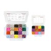 20 Compartment Large Pill Case with Airtight Seal - Silicone