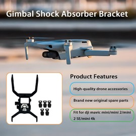 ZWLLKJGS Gimbal Shock Absorber Bracket with 5 PCS Rubber Damper Replacement for DJI Mini 4K/2/2 SE Drone Accessories Original Camera Damping Mounting Repair Parts