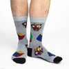 Good Luck Sock Men's Puzzle Cubes Socks, Big & Tall,