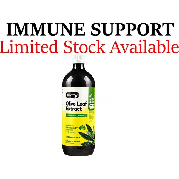 3 x COMVITA Australia Natural Olive Leaf Extract Medi 1L Immune support IMMUNITY