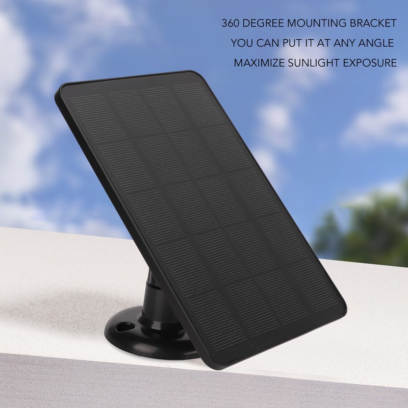 Solar Charging Panel Monocrystalline Silicon 4W 5V with Charging Cable