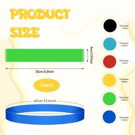 XINFAQAQ Pack of 6 Stretchy Chair Bands for Children Chair Fidget Bands Flexible Seat Belts for Children for Home, School, Children with Concentration Sensory ADHD and Autism