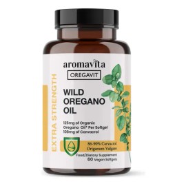 Aromavita Wild Oregano Oil Cápsulas Aceite Orégano Silvestre 60 Unidades                                                                              
