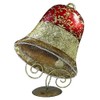 colourliving Decorative Christmas Bell Christmas Decoration Hand-Painted 34 cm High